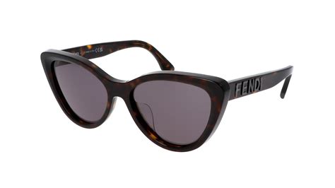 occhiali fendi tartarugato|Occhiali da sole Fendi Lettering donna FE40087U 52A Tartaruga .